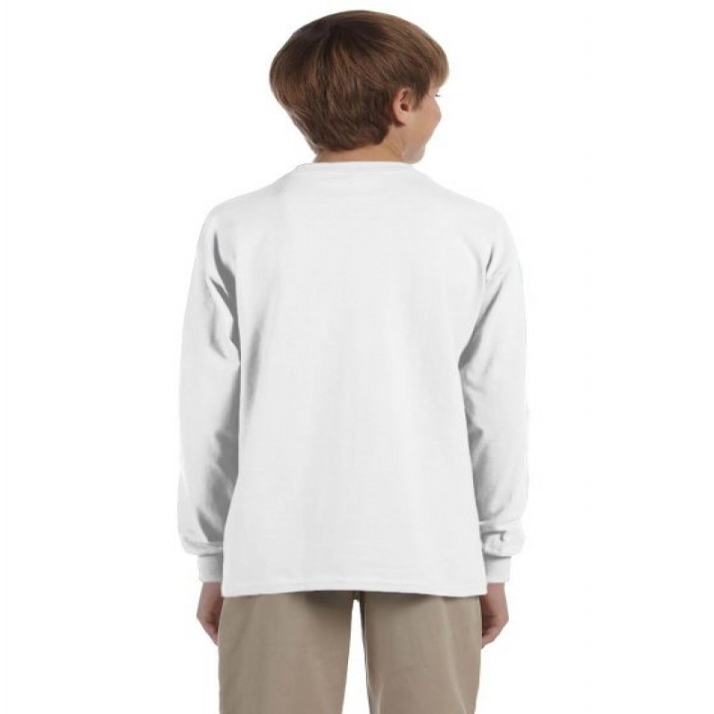 Gildan Youth Ultra Cotton 10 oz / lin. yd. T-shirt à manches longues | G240B